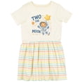 thumbnail image 3 of Inktastic Two the Moon Astronaut 2nd Birthday Girls Toddler Dress, 3 of 5