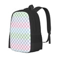 thumbnail image 6 of Sigee Colorful Checkerboard for Simple large capacity backpack Travel Laptop Backpack, Business for Travel and Daily Use, 6 of 9