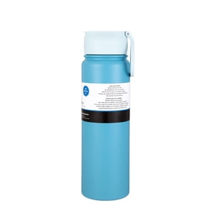 Mainstays 24oz Stainless Steel Water Bottle, Blue