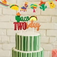 thumbnail image 2 of Taco Twosday Birthday Party Decorations Cake Topper Mexican Fiesta 2nd Birthday Party Supplies Dos Taco Bout Two Cake Topper, 2 of 6