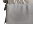 thumbnail image 5 of Home Design Bruce Queen Tufted Upholstered Platform Bed Frame with Wingback Headboard and Nailhead Trim, Silver Gray, Easy Assembly, 5 of 5