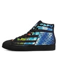 thumbnail image 3 of Love Camping High Top Canvas Shoes Sneakers Black Size 5, 3 of 7