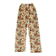 thumbnail image 5 of Trgacdwlo Halloween Fleece Pj Pants Women Pumpkin Funny Graphic Pajama Pants Fuzzy Fall Winter Warm Womens Lounge Pants, 5 of 7