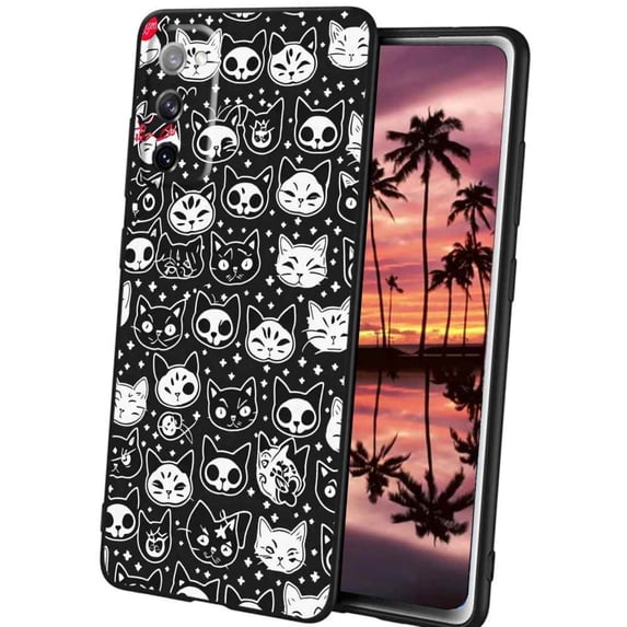 Mystic-cats-1 Phone Case, Degined for Samsung Galaxy S20 FE Case Men Women, Flexible Silicone Shockproof Case for Samsung Galaxy S20 FE