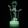 thumbnail image 1 of Luz nocturna LED 3D Galaxys Gardians Babys Groots I Am Groots, 1 of 1