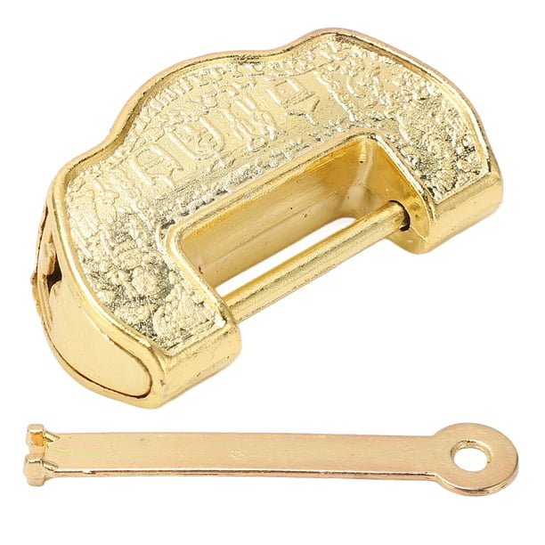 Mini serrure avec clé pour boîte à bijoux Boîte de rangement