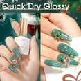 thumbnail image 6 of Gellen Emerald Green Gel Polish, 6 Colors Glassy Semi Sheer Jade Green Gel Nail Polish Set Soak Off UV Cure DIY Nail Art Gifts for Women, 10ml/0.33oz, 6 of 8