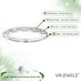 thumbnail image 5 of Vir Jewels 1/2 CTTW Lab Grown Diamond Wedding Band in Sterling Silver Female Adult, 5 of 6