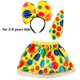 thumbnail image 1 of Sombrero de payaso divertido, peluca de pelo, máscara, zapatos, bolsa, accesorios de ropa de circo, vestido de fiesta, disfraz de cumpleaños, Navidad, 1 of 4