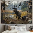 thumbnail image 2 of Orinice Deers Tapestry Wall Hanging Unique Style Graphic Tapestries for Home Decor Living Room Bedroom Apartment Farmhouse Dorm 40x60inch, 2 of 6