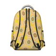thumbnail image 3 of Sunflower and Leaf Orange Pattern Backpack for School, Cute School Bag with Adjustable Shoulder Straps and Padded Back, 15.3"x11"x7.1", 3 of 5