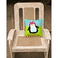 thumbnail image 2 of Carolines Treasures VHA3015PW1414 Merry Christmas Happy Penguin Fabric Decorative Pillow  14Hx14W multicolor, 2 of 4
