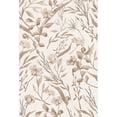 thumbnail image 2 of Idea4wall 2pcs Vintage Botanical Timeless Floral and Leaves Brown Wall Murals, Removable Self-Adhesive Stick Wallpaper Large Wall Stickers for Home Decorative, 48"x72", 2 of 5