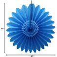 thumbnail image 2 of 27 Inch Extra-Large Tissue Paper Party Fanburst Decoration (Turquoise), 2 of 2