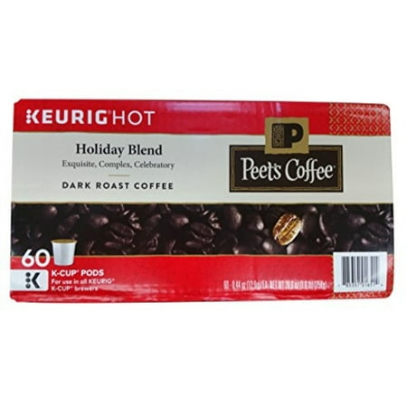 Peet's Coffee Holiday Blend Limited Edition K Cup Coffee for Keurig K-Cup Brewers 60 count