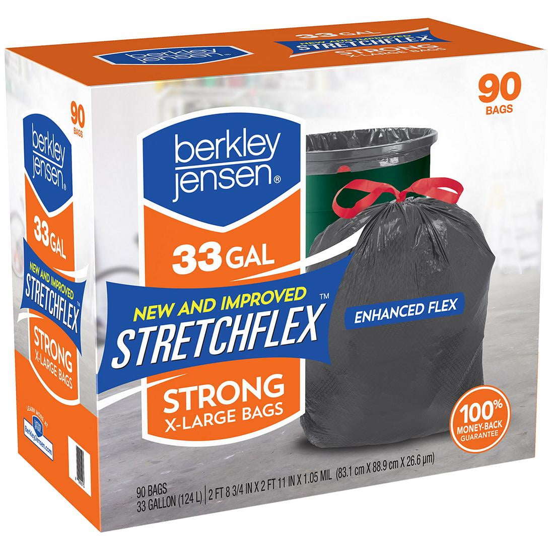 Berkley Jensen Stretchflex Strong XLarge Bags, 90 ct.