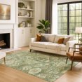 thumbnail image 6 of Addison Rugs Mayfield Premium Machine Washable Transitional Damask Fern Rectangle Rug, 3' x 5', 6 of 6