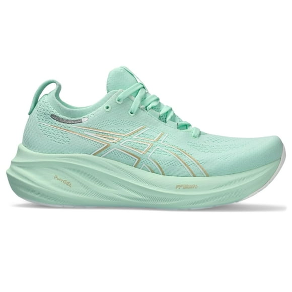 ASICS Women's Gel-Nimbus 26 Running Shoe, 7.5, Mint Tint/Pale Mint