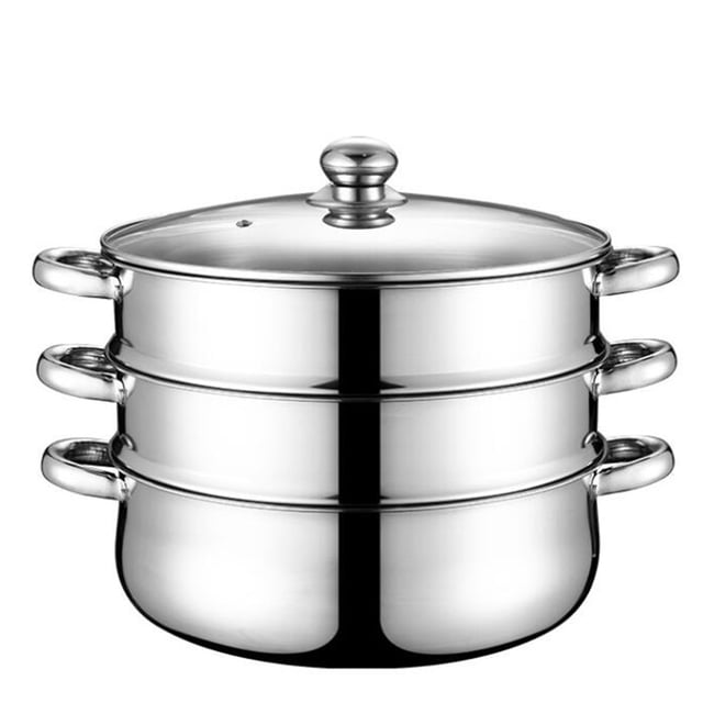 Stainless Steel Stockpot for Home (Tree-Layer, Super Thick-30cm)