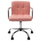thumbnail image 4 of Silla de Oficina Euroluce Contemporary Design Giratoria y de Altura Ajustable Rosa SKU 335F-10, 4 of 4