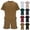 Army Green, variant on CHUMUD Men's 2 Pieces Set Short Sleeve Crew Neck T Shirt and Eastic Waisted Shorts Set Loose Fit Casual Summer Matching Set