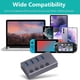 thumbnail image 5 of USB 4-port high-speed splitter USB 3.0 multi port extender computer one to four hub with charging, 5 of 5