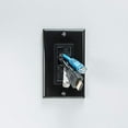 thumbnail image 3 of Brosse Décorative Câble en Vrac Plaque Murale Simple Noir, 3 of 4
