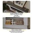 thumbnail image 4 of Maxhonor 58.6 Inch Electric Fireplace with 3D Flame & Heater, Classic Wood Design & Remote Control, 4 of 8