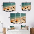 thumbnail image 4 of Designart "Umbrella Aerial Beach View V" Nautical & Beach Metal Wall Decor Set, 4 of 5