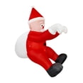 thumbnail image 3 of Papá Noel Inflable Grande Para Colgar De Navidad De 6,56 Pies Con Bolsa De Regalo, 3 of 8