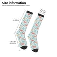 thumbnail image 2 of Naloa Butterflies Thigh High Socks Extra Long Stretchy Sock Women Over Knee High Opaque Stocking Daily Wear, 2 of 6