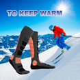 thumbnail image 2 of One Pair Wool Ski Socks for Men Women Youth, Compression Snowboard Socks Knee High Thick Thermal Socks for Cold Weather, 2 of 20