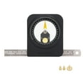 thumbnail image 2 of Protractor, Clear Scale  Angle Locator Stainless Steel High Accuracy  For Engineering, 2 of 8