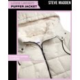 thumbnail image 2 of Steve Madden Womens Puffer Jacket Quilted Parka Jacket Long Winter Coats with Faux Fur Lining, 2 of 7