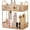 Gold, variant on 2-Tier Bathroom Vanity Organizer, Gold Countertop Storage Rack for Makeup, Cosmetics, Perfume and Skincare Essentials
