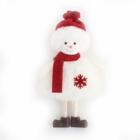 

Christmas Decoration Pendant Old Man Snowman Elk Small Hanging Plush Fabric Christmas Tree Accessories Decoration