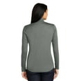 thumbnail image 2 of Sport Tek Women's PosiCharge Competitor 1/4-Zip Pullover, Grey Concrete, Small, 2 of 4