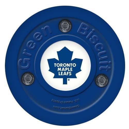 Green Biscuit NHL Team Training Puck - Toronto Maple Leafs