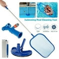 thumbnail image 2 of Everso Swimming Pool Pond Fountain Vacuum Cleaner Leaf Skimmer Mesh Set Cleaning Tool, 2 of 17