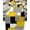 Color Blockppa1420, variant on Farmhouse Table Runner Linen Burlap Table Runners 36 Inches Long, Modern Abstract Art Color Block Gray and Brown Table Runner for Dresser, Party, Living Room, Dining Table Decor 13"x36"