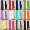 thumbnail image 2 of 2 Piece Sheer Voile Rod Pocket Window Panel Curtain Drapes Many Sizes & Colors, 2 of 2