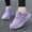 Purple, variant on Non Slip Work Shoes for Women, Black Non Slip Sneakers for Women, Comfortable Lightweight Walking Shoes