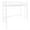 White, variant on Demi Bonn Metal Twin Loft Bed Frame with 2 Ladders Full-length Guardrail for Teens, Silver