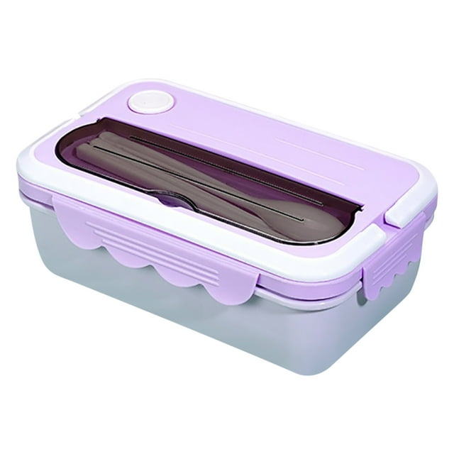 Divided Lunch Box, Microwave Heated Plastic Lunch Box, Microwave Oven Student Meal Box Office Worker Portable Tableware Meal Box