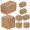 As Shown, variant on Tineasur Decorative Haystack for Farm Scene Light Brown 8Pcs