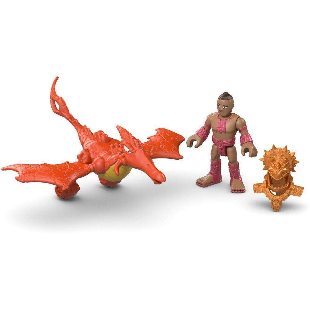 Fisher Price Imaginext Orange T-Rex Battle Armor Prehistoric Dinosaur Toy 