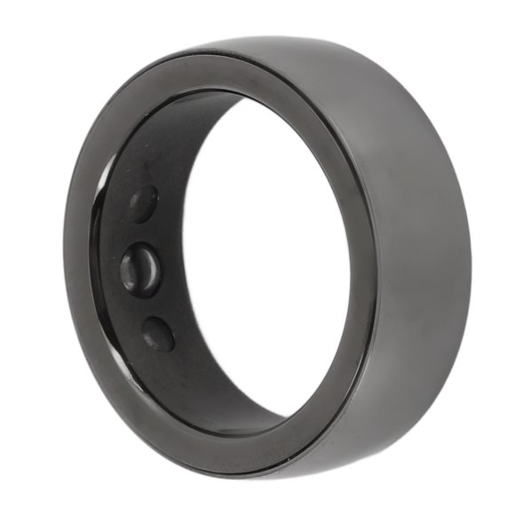 Smart Ring Fitness Tracker, Sleep Tracking Wearable IP68 Waterproof BT Tracker Rings for Men Women, 5-7 Days Battery Life, Black
