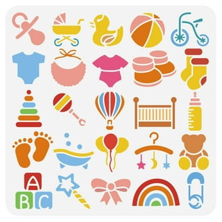 Southwest Stencils for Painting Onesies, Onesie Decorating Kit