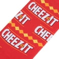 thumbnail image 4 of Cool Socks, Cheez It Cracker, Stripes, Womens Crew Length, Funny Graphic Print, Large, 4 of 6