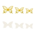 thumbnail image 1 of Leutsin 24 Pieces Of 3D Metal Texture Double-layer Butterfly Wall Stickers, 1 of 2